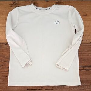 Kids White Long Sleeve Shirt